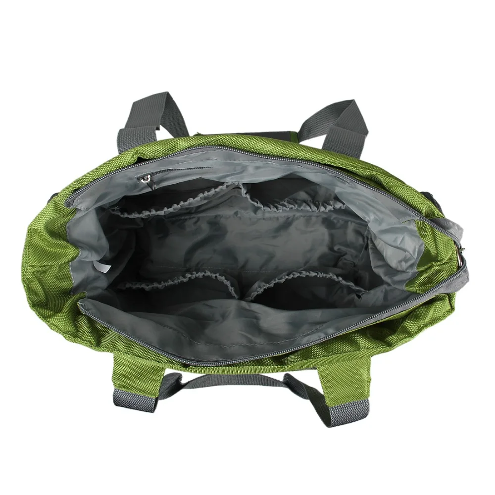 Сумка для детских подгузников mommore зеленая сумка с пеленальной подушечкой