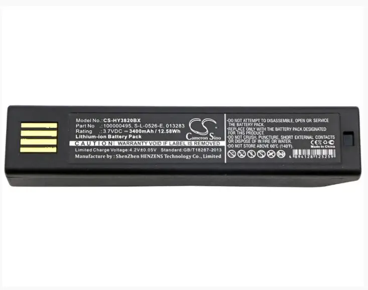 

Аккумулятор Cameron Sino 3400 мА · ч для HONEYWELL 1202g 1902 1902GHD 3820 3820i 4620 4820 4820i 5620 6320 BAT-SCN01 Granit 1911i