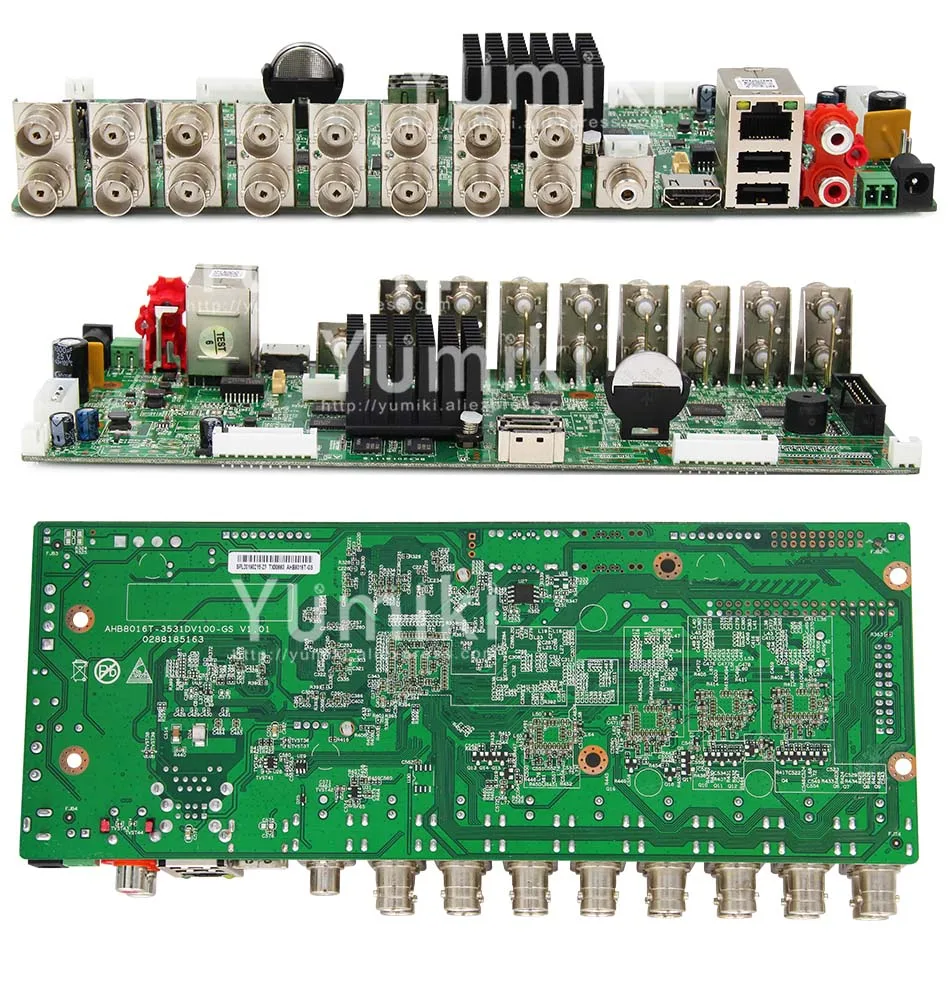6 в 1 H.265+ 16ch/8ch/4ch AHD DVR плата для AHD 5MP 4MP 1080P 720P камера сохраняет большую ОЗУ HDD Xmeye Onvif плата CCTV DVR AHD DVR