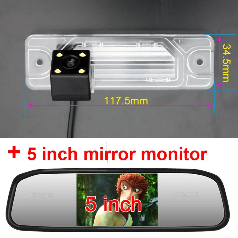 with monitor 3 Для Renault Koleos 2009 2010 2011 2012 2013, беспроводная камера заднего вида, gps DVD, видео камера, парковочный монитор - Название цвета: with monitor 3
