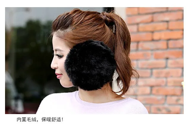 1 шт. большой размер мягкие наушники из искусственного меха лисы зимние мужские и