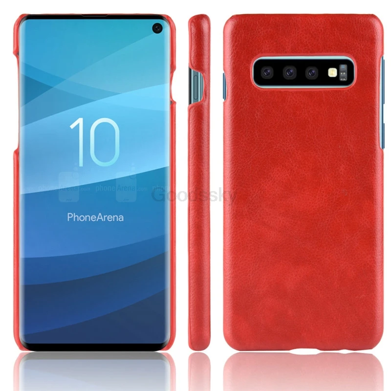 Для samsung Galaxy S10 чехол-накладка премиум кожа текстура матовая твердая задняя крышка для samsung S10 Lite S10 Plus J4 Core чехол s Capa