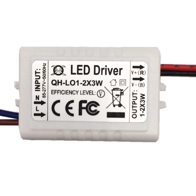 5PCS Constant Current LED Driver 1-2x3W 600mA 3-7V 3W 6W Watt External Lamp COB Power Supply Lighting Transformer