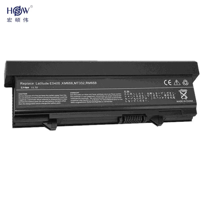 Аккумулятор HSW 7800amh 11 1 В для dell Latitude E5400 E5500 E5410 E5510 KM668 KM742 KM752 KM760 KM769 KM771 KM970 MT186