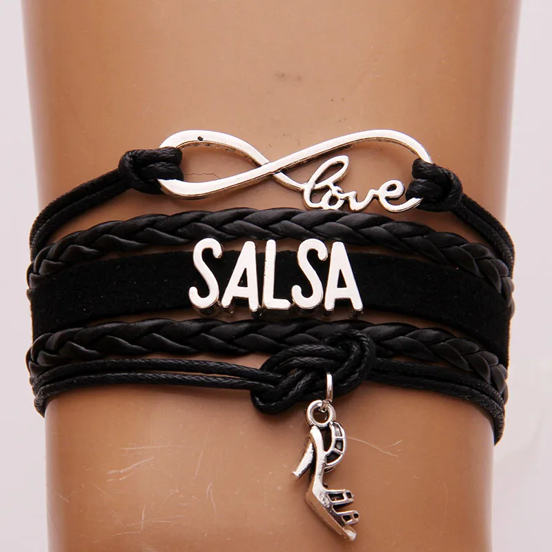 Браслет Infinity Love для сальсы браслет ручной работы на высоком каблуке женские