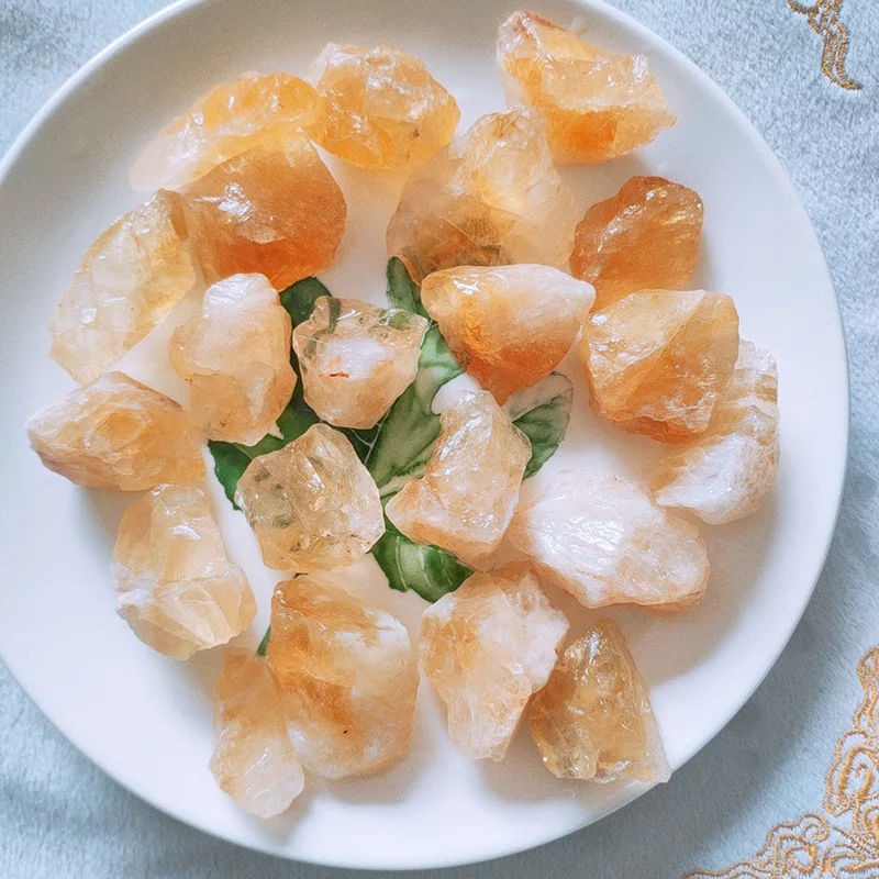 50 г 2 4 см является допустимой цитрина Бразилия желтыми кристаллами Рейки