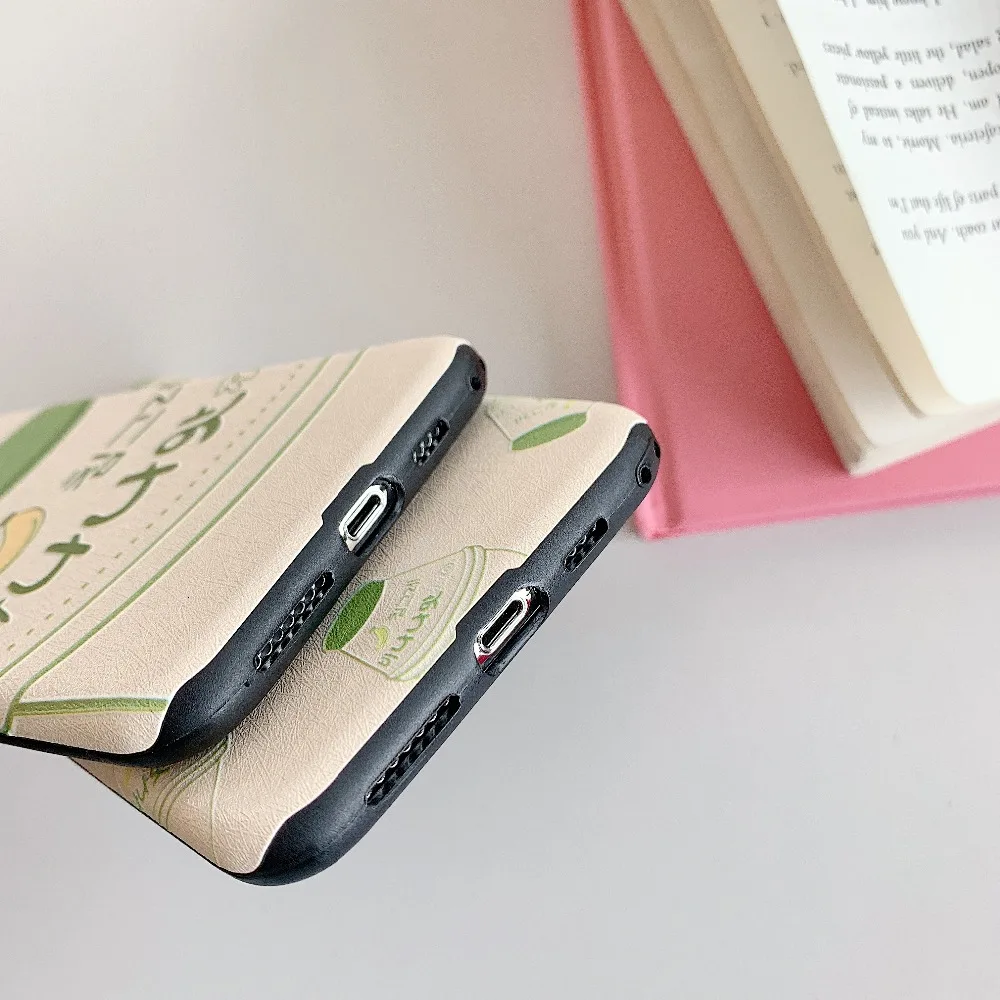 ORYKSZ Cute Banana Milk Soft Phone Case For iPhone X XS XR 6 6S 7 8 Plus MAX Cases Fashion Matte Silicon TPU Cover |
