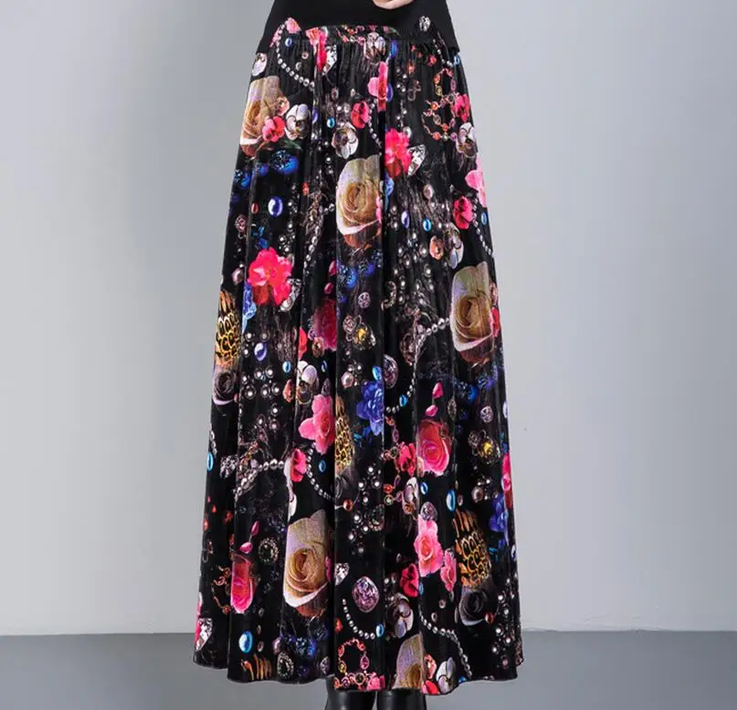 

Лидер продаж, Весенняя женская одежда, новинка, модный льняный обхват груди, высокая талия, юбка с принтом