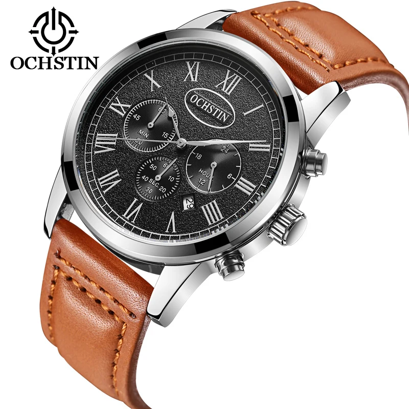 Новые роскошные брендовые OCHSTIN мужские спортивные часы кварцевые армейские
