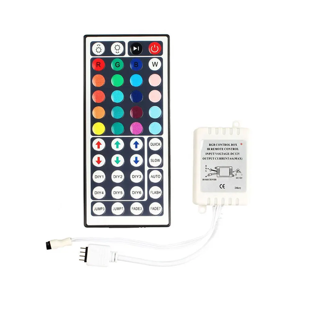 [DBF] 12В 6А 24/44 клавиши пульт дистанционного управления с ИК приемником сигнала для