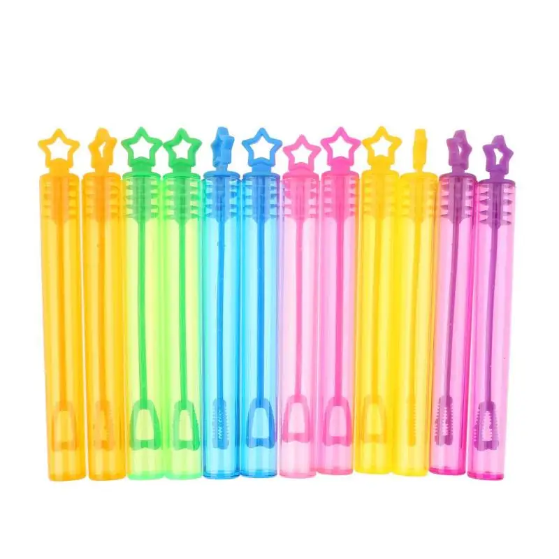 12pcs 6/12/24 шт. пустые бутылки для мыльных пузырей одежда для свадьбы, дня рождения детский игрушечный детский душ производитель пузырей дети отдых на открытом воздухе BubbleToy - Цвет: 12pcs
