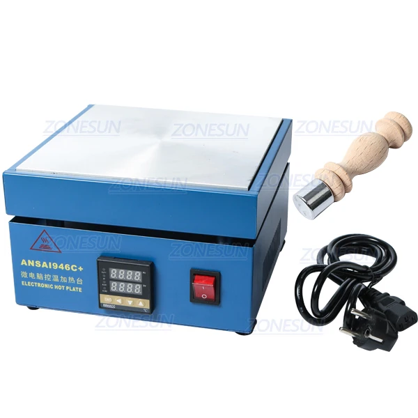 Sealer And1xSpotHead ZONESUN 850 Вт машина для ремонта телефона сигарета духи игральные карты покер Comestics БОПП пленка упаковочная машина запайки - Цвет: Sealer And1xSpotHead