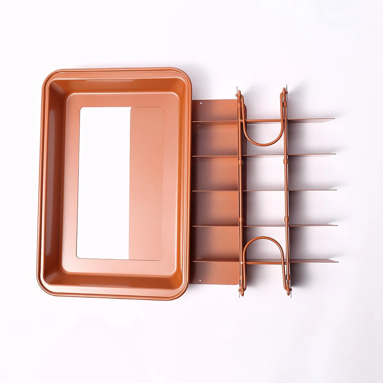 Антипригарное покрытие домовой Оловянная кастрюля с разделителями сверхмощный