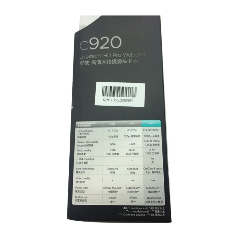 Веб-камера Logitech Pro C920 HD 1080P старой версии