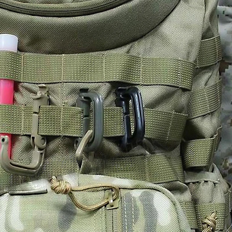 Защитная Пряжка тактическая скоба D образная пряжка карабин застежка маленькое