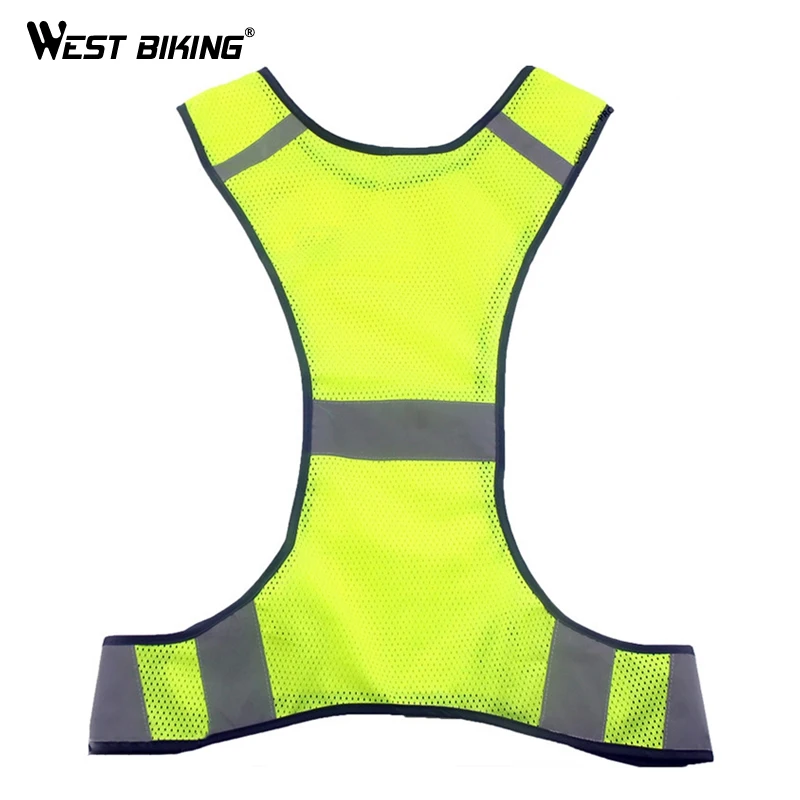 Светоотражающий жилет для езды на велосипеде с флуоресцентным сигналом