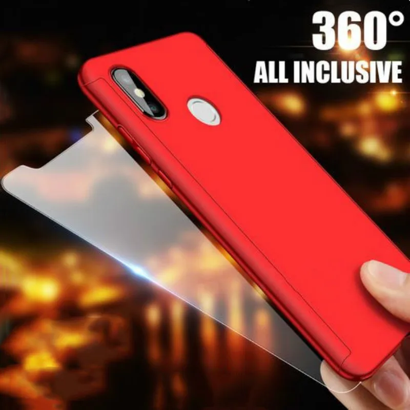 360 полный защитный чехол для телефона Xiaomi 9 8Lite Redmi Note 7 6 Pro 6A 4X противоударный чехол s для Redmi 5 Plus 5A крышка со стеклом