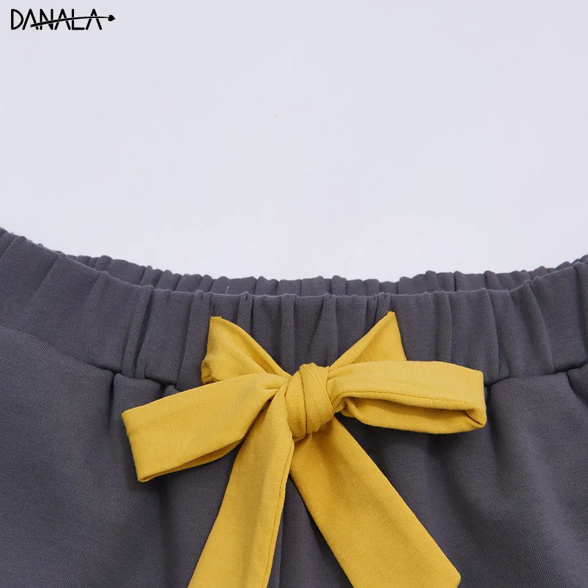 DANALA/100% хлопковые повседневные женские пижамы летние комплекты для сна с