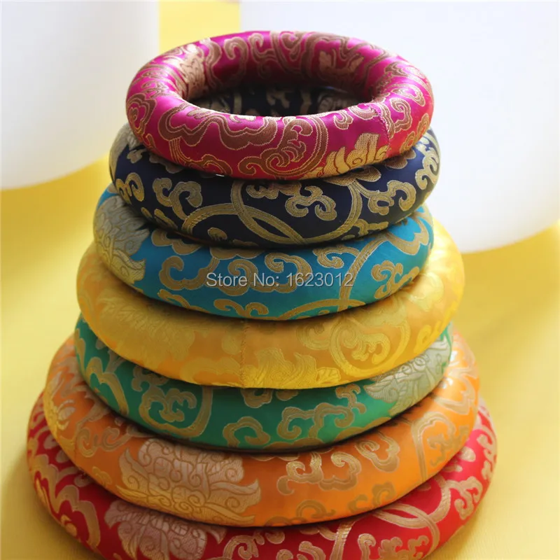 Оптовая продажа красочные уплотнительные кольца для хрустальной Поющая чаши 11 12