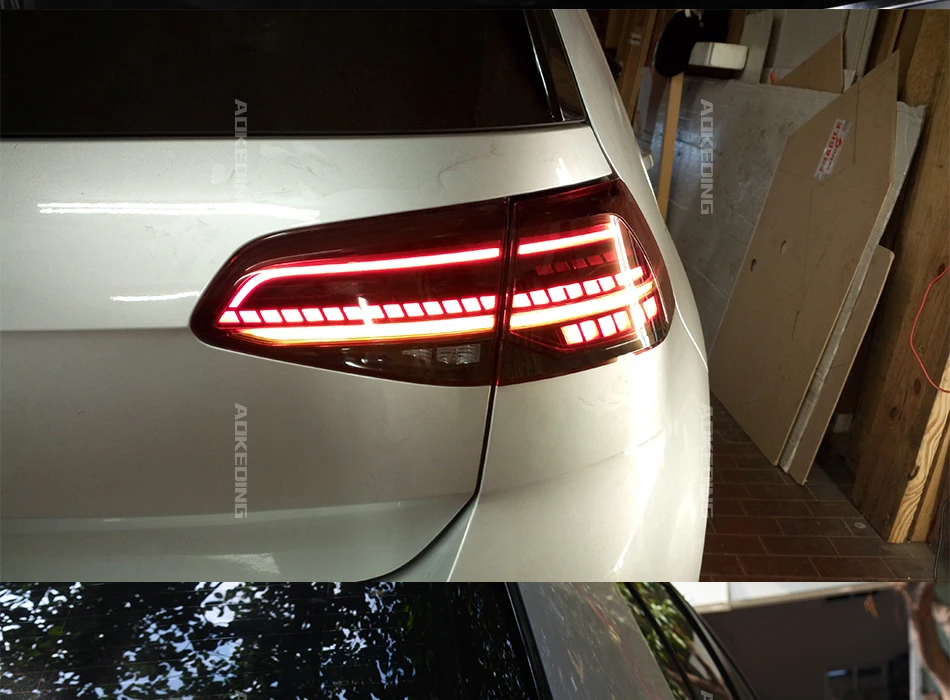 AKD автомобильный Стайлинг задний фонарь для VW Golf 7 задний светильник s обновление для Golf 7,5 светодиодный задний светильник динамический сигнал DRL задний фонарь Аксессуары