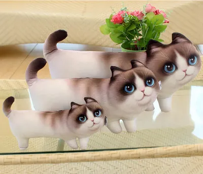 1 шт., креативная 3D подушка для кошек, Декор для дома, супер милая плюшевая игрушка мяу-звезда, подушки для поясничного кресла, поясная подушка, подарок