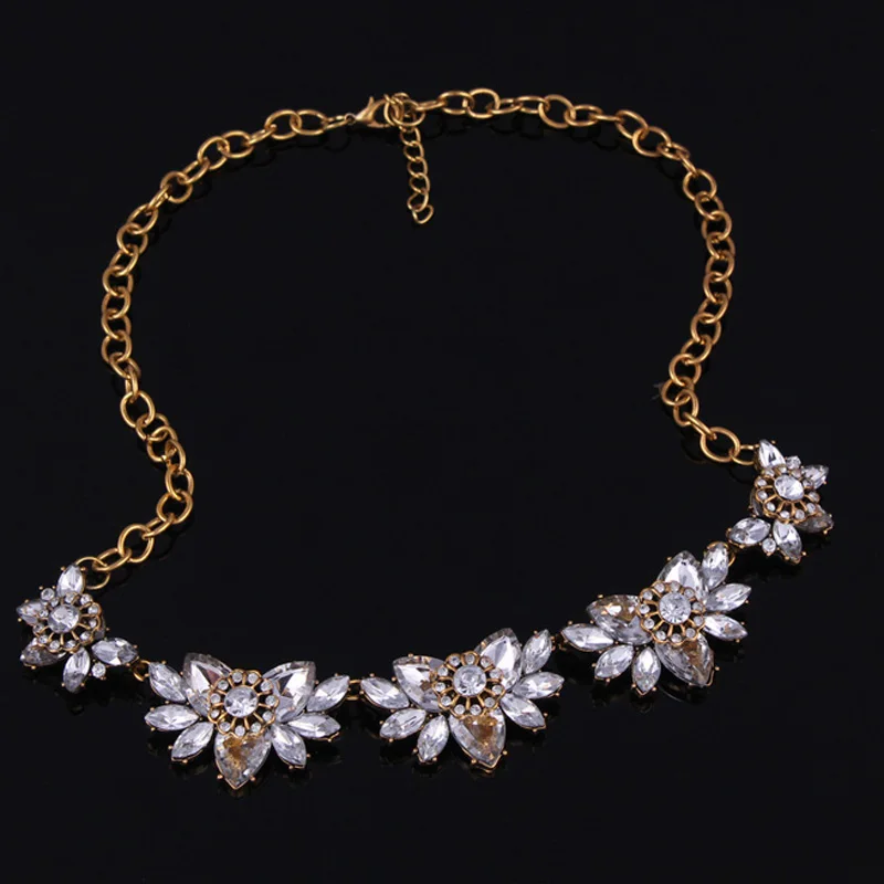 Tenande Роскошные ювелирные изделия античное золото цвет цепи ожерелья Femme Bijoux