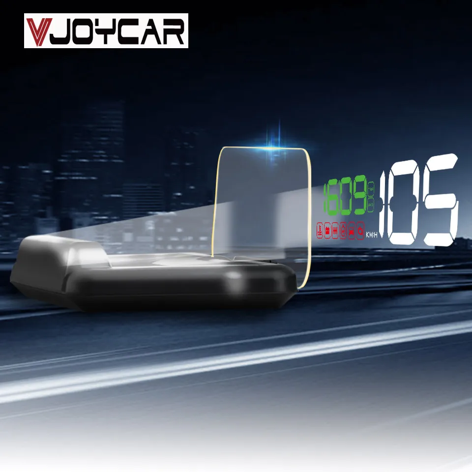 Vjoycar C500 HD проектор Head Up Дисплей цифровой спидометр автомобиля HUD OBD2 лобовое стекло