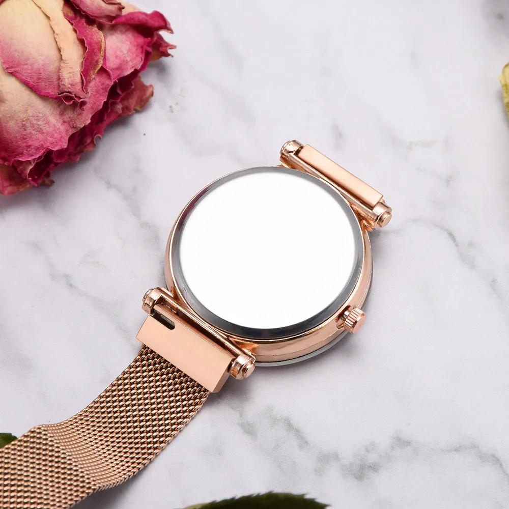 

Lvpai Fashion Starry Sky Stainless Steel Mesh Belt Watch Casual Quartz Analog Diamond Watch reloj Dress Sport Watches Clock Q