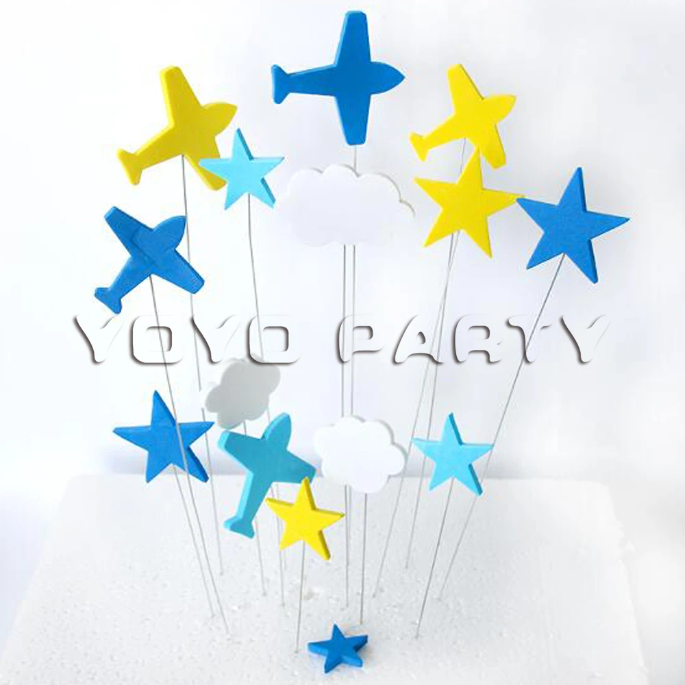 1 Набор топперов для торта на день рождения украшения сделай сам аксессуар