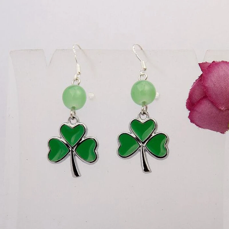 Горячая Распродажа капельная глазурь Зеленый Клевер разноцветные Кристальные