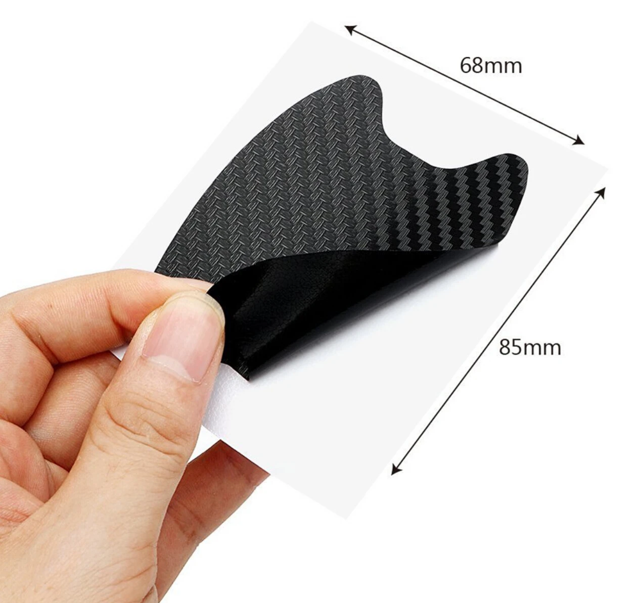 4 шт./лот Защитная пленка для ручек автомобиля универсальные невидимые наклейки