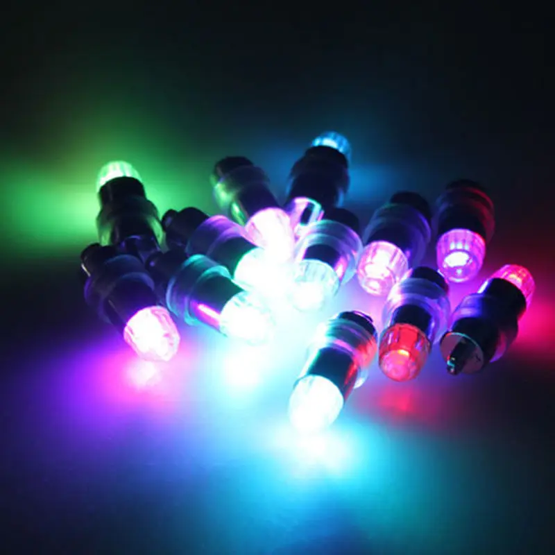 Мини RGB 10x LED вечерние воздушные шары светильник s украшение белый для бумажных