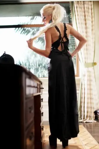 Атласное черное вечернее платье женское белье XS s m | Тематическая одежда и