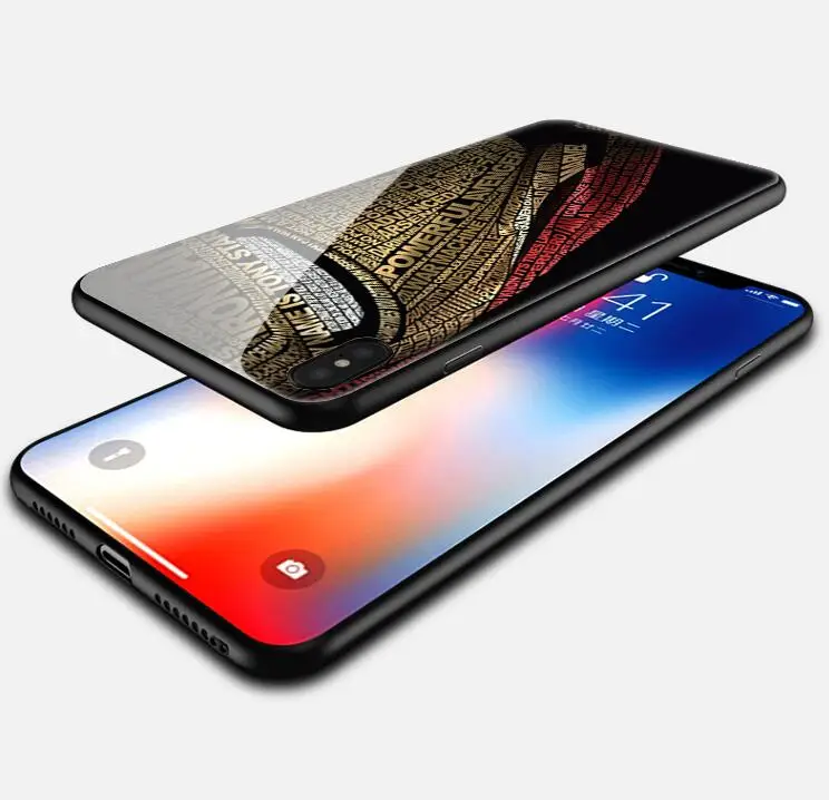 Закаленное стекло Железный человек Мстители чехол для телефона для iphone 11 PRO Max XS XR X 7 6 6S 8 plus SAMSUNG S8 S9 S10 PLUS NOTE 8 9 IronMan