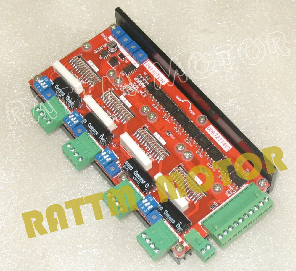 4 осевой Драйвер Двигателя DD8727T4V1 шагового двигателя 50 в 4A 128Microstep|driver|driver dvddriver loft |