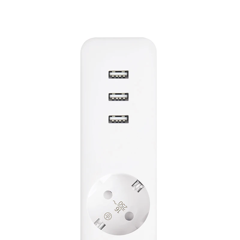Новое поступление оригинал Xiaomi Mijia розетка 3 розетки порта USB большая вилка