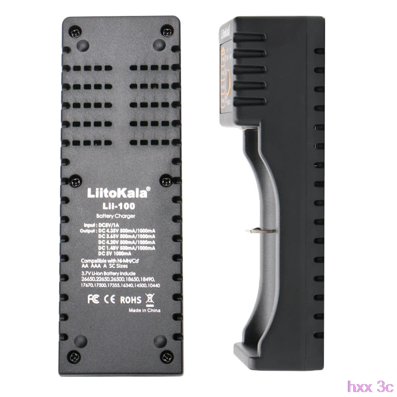 Lii-100 Батарея Зарядное устройство для 26650 16340 RCR123 14500 LiFePO4 1 2 V Ni-Cd-плеер | Электроника