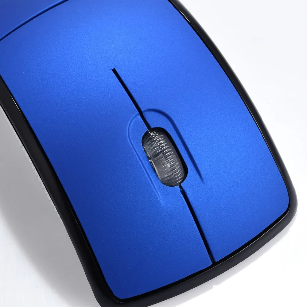 Беспроводная мышь 2,4G 1600 dpi, 8 цветов, компьютерная мышь, складная, для путешествий, ноутбука, бесшумная мышь, мини мыши, USB, нано-приемник для ноутбука, ПК