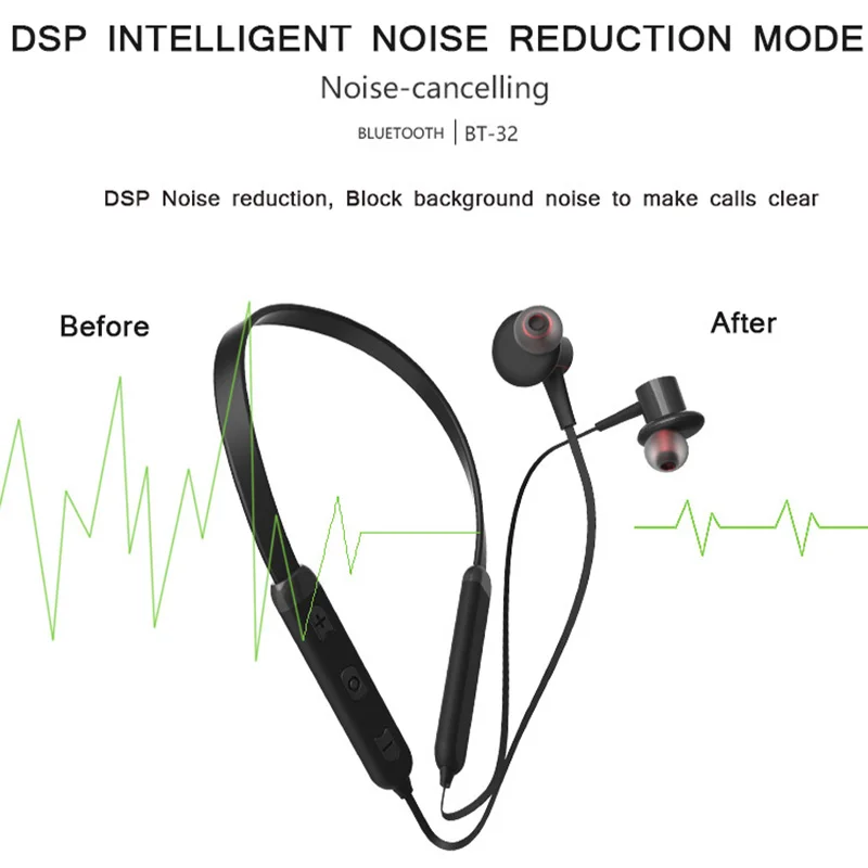 Bluetooth 4 2 шейным спортивные наушники Setero вкладыши магнитных гарнитура с
