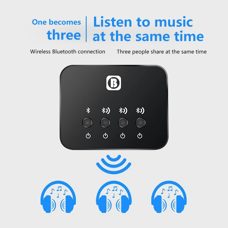 2в1 Bluetooth беспроводной аудио передатчик приемник 3 5 мм Музыкальный адаптер ТВ