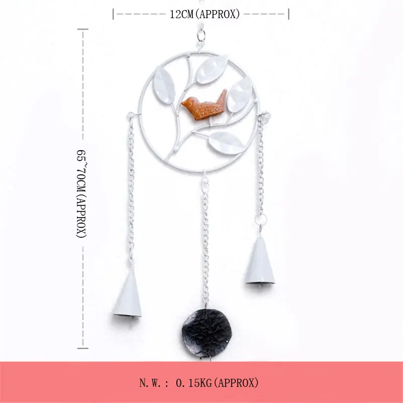 1 шт. металлические железные колокольчики с изображением маленькой птицы висячие