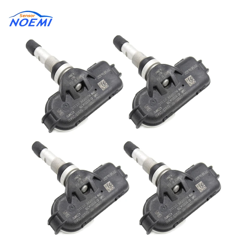 YAOPEI 4 шт. 52933 2S410 433 МГц TPMS датчик для Hyundai IX35 Elantra Equus i40 Kia Sportage 529332S410|Датчик давления