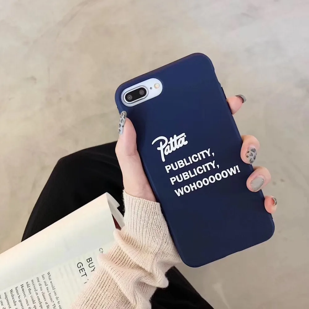 Tide модный голландский бренд Patta Мягкий силиконовый чехол для телефона iphone 6 6plus 7