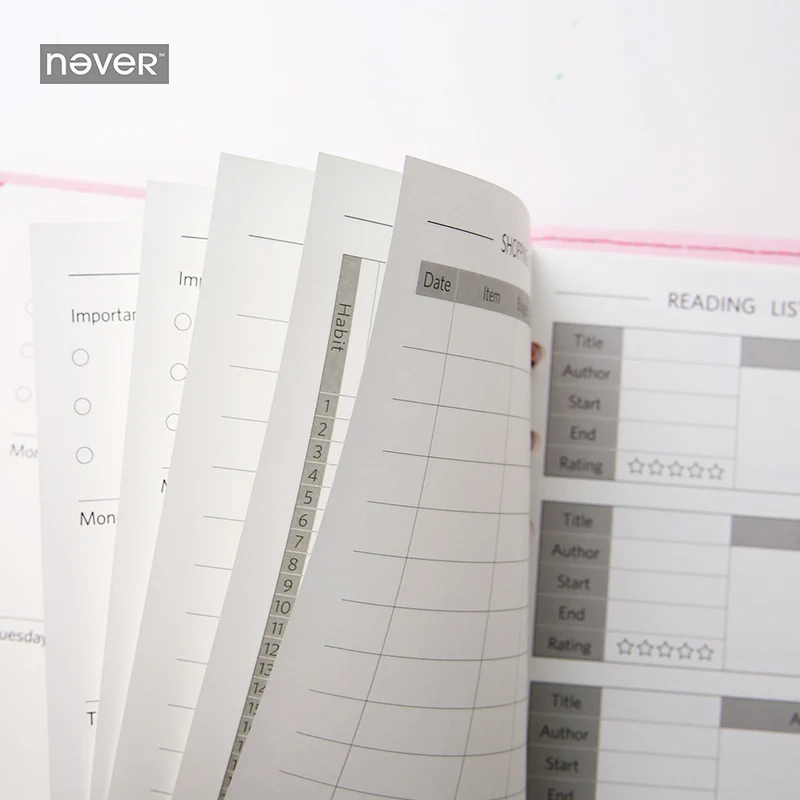 Nover Spiral блокнот наполнитель бумаги Дневник внутренний ядро для Dokibook спиральный планировщик A6 корейские канцелярские принадлежности для офиса и школы