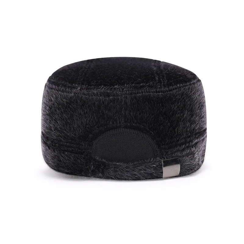 Модная зимняя мужская шапка Меховая сохраняющая тепло бейсбольная толстая