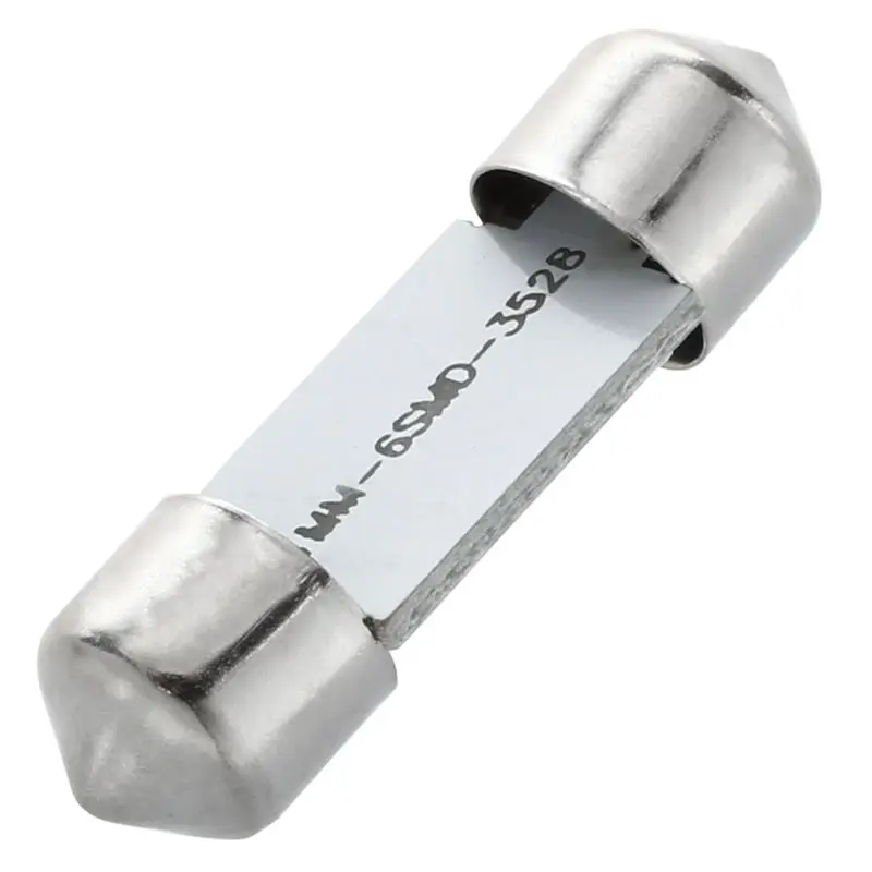 8x31 мм 6 SMD СВЕТОДИОДНЫЙ теплый белый автомобиль внутренняя гирлянда карта лампа