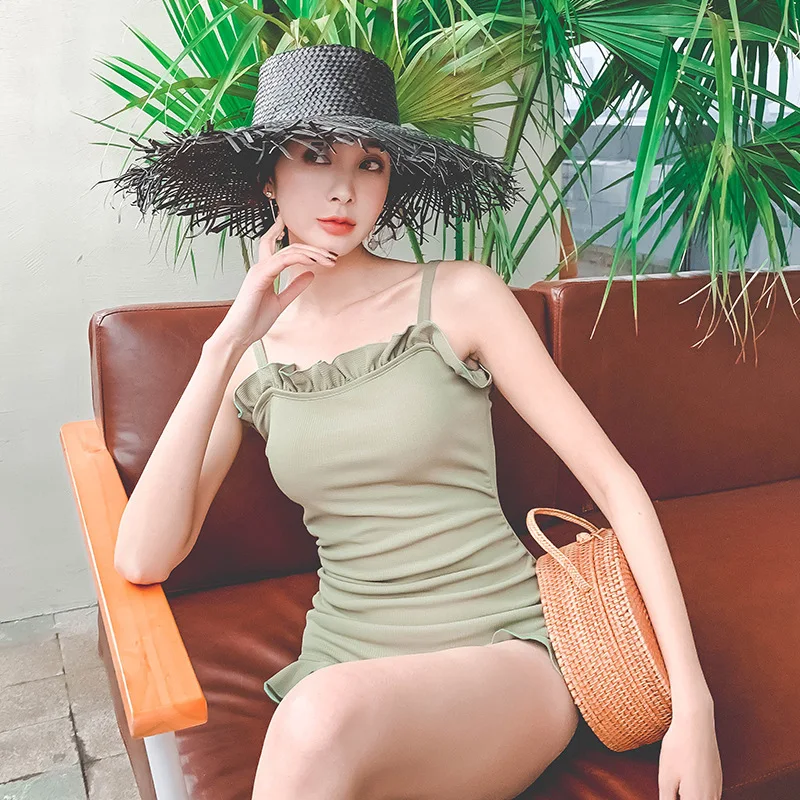 Купальный костюм плавленые женские трикини 2019 слитный женский пляжный купальник