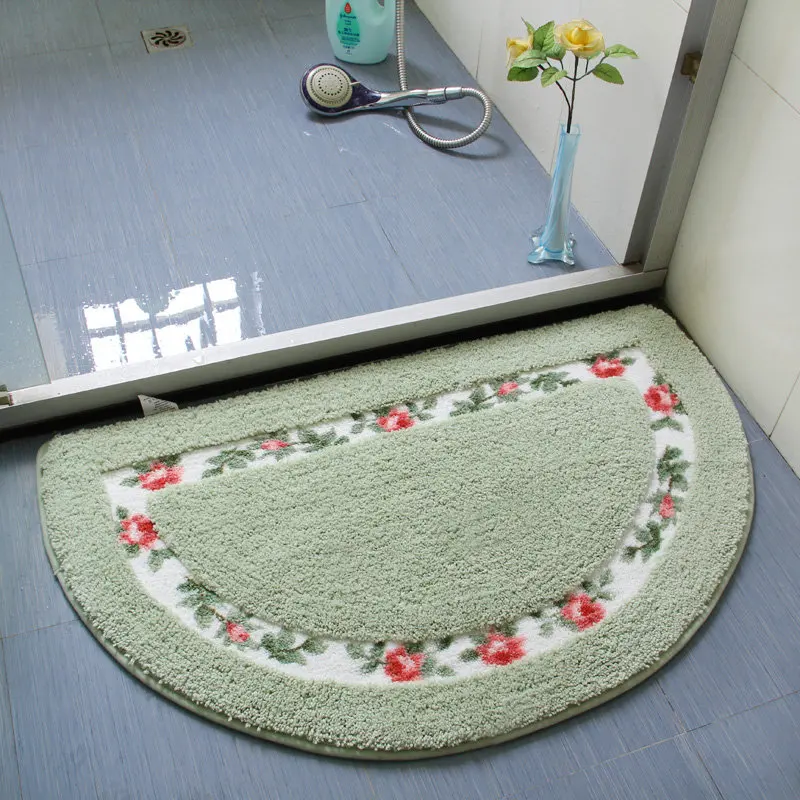 Banyuan GREEN 40*60 см, все формы, 5 видов цветов, Нескользящие коврики для ванной, коврик для ванной комнаты, ковры для ванной комнаты, туалета, гостиной, спальни, напольный коврик - Цвет: Banyuan GREEN