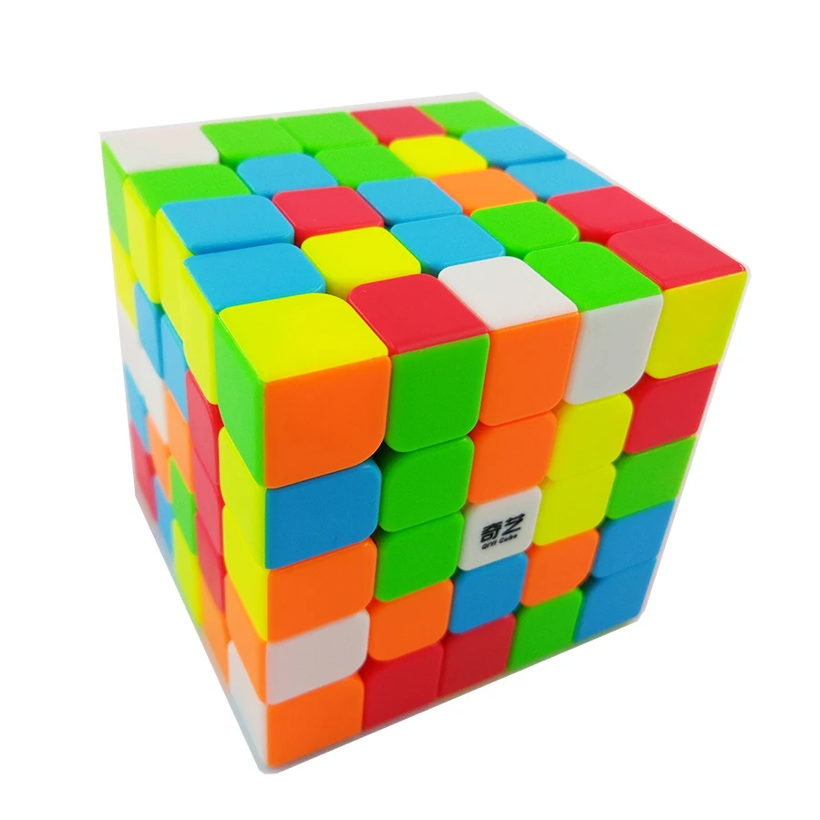 QiYi QiZheng S 5x5x5 магический куб профессиональный скоростной кубик 5x5 наклейка матовый