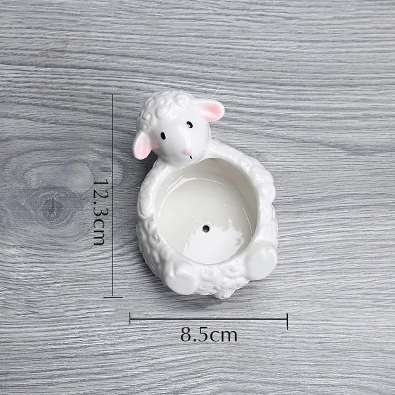 YeFine керамический горшок для бонсай цветочный из овечки креативное мясистое